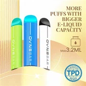 OVNSBAR mrežasta zavojnica s podesivim protokom zraka TPD 2ML jednokratni Vape