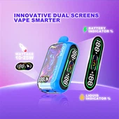 Jednokratni vape s velikim zaslonom s podesivom snagom od 25000 udaha